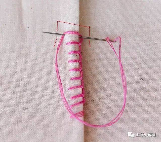 缝衣服针法 隐形图片