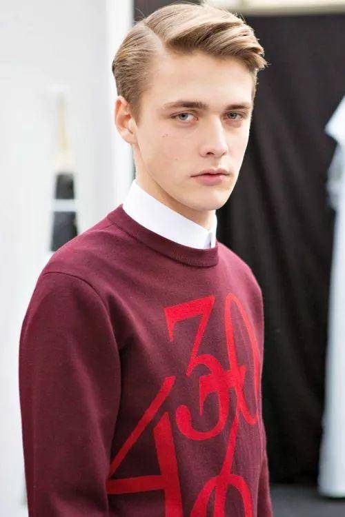 他们的偏分发型 剪一个可以帅很久