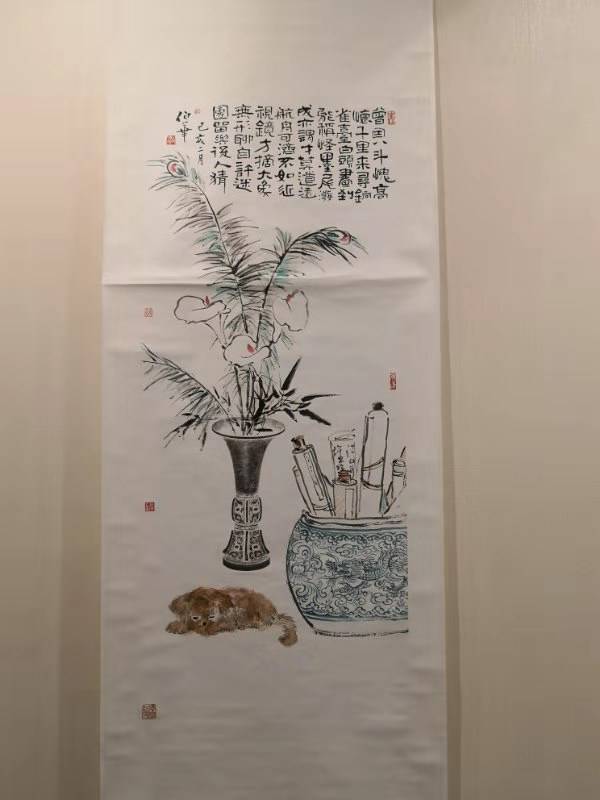 古欢清供迎新春----2020年书画名家岁朝清供图精品贺岁展春节展出_