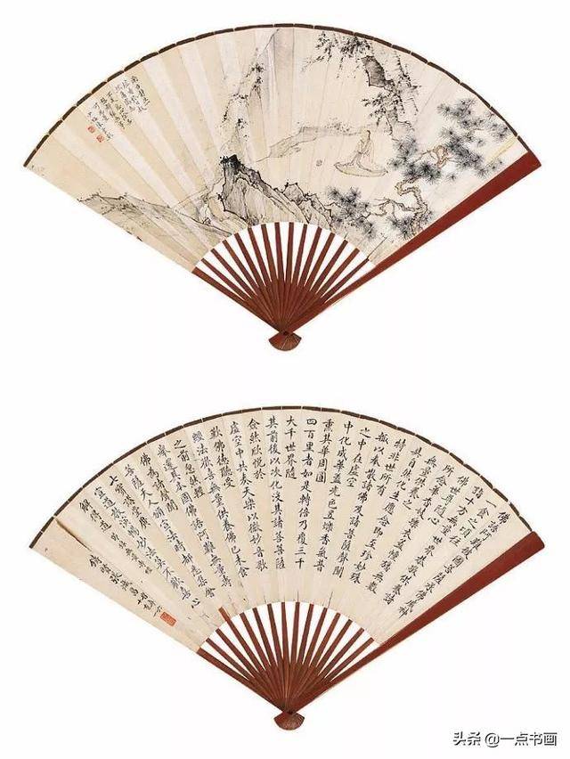 陈少梅丨扇面国画作品分享_搜狐网