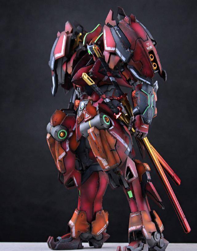 阴影旧化涂装,凯能全武装达萨可红夜