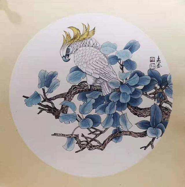 工笔花鸟画家王燕——色彩典雅 诗意盎然