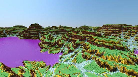 用地图在《我的世界》还原三维地形 人人都能体验登陆火星的感觉