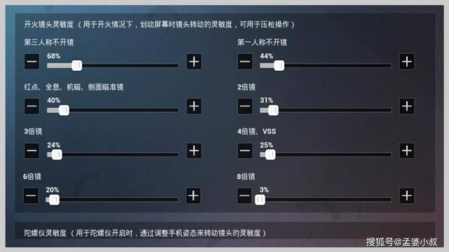 和平精英:虎牙烤羊腿公布新赛季灵敏度,学会设置,助你吃鸡
