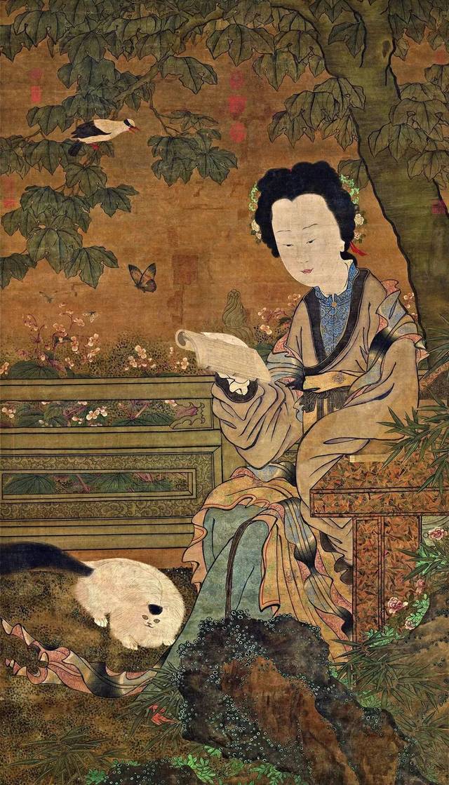 在中国古画里，喵星人不仅可爱，还寓意长寿_猫蝶