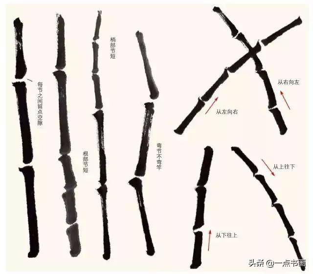 国画教程——竹子的写意画法