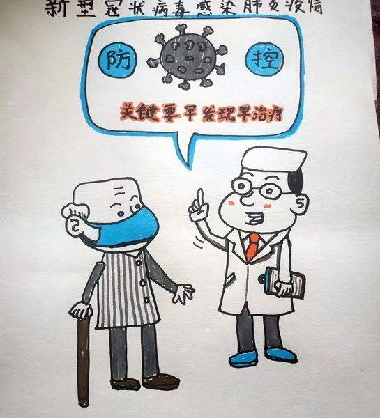 "为武汉加油"岱庄煤矿职工手绘漫画凝聚疫情防控正能量