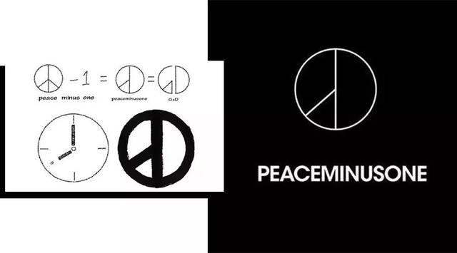 peaceminusone带线字体图片