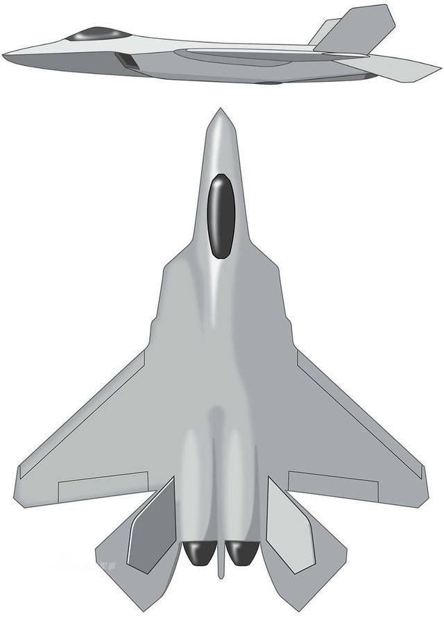 海外媒体2月1日报道,称日本防卫省公开了f3战机的设计方案,就设计图