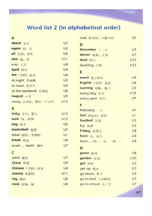 沪教牛津版小学英语四年级下册电子书教材课本