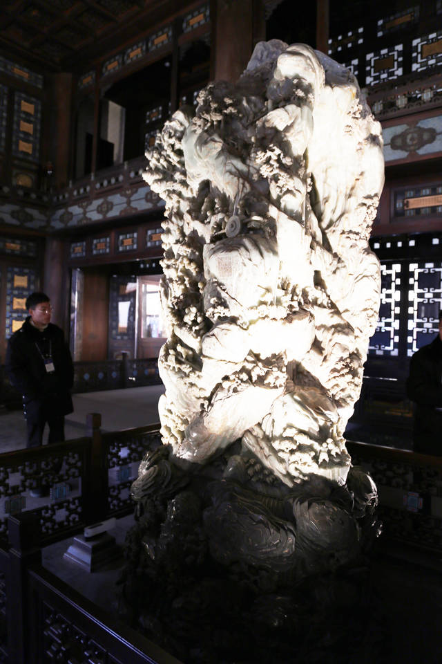 大禹治水玉山——现存最大玉石雕刻_搜狐网