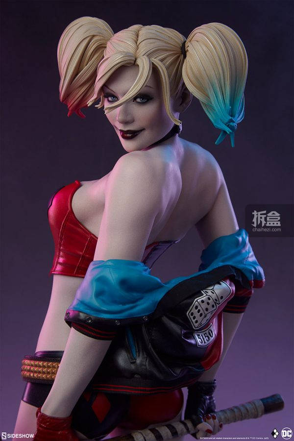 sideshow dc漫畫 哈莉奎恩harley quinn 20寸pf雕像