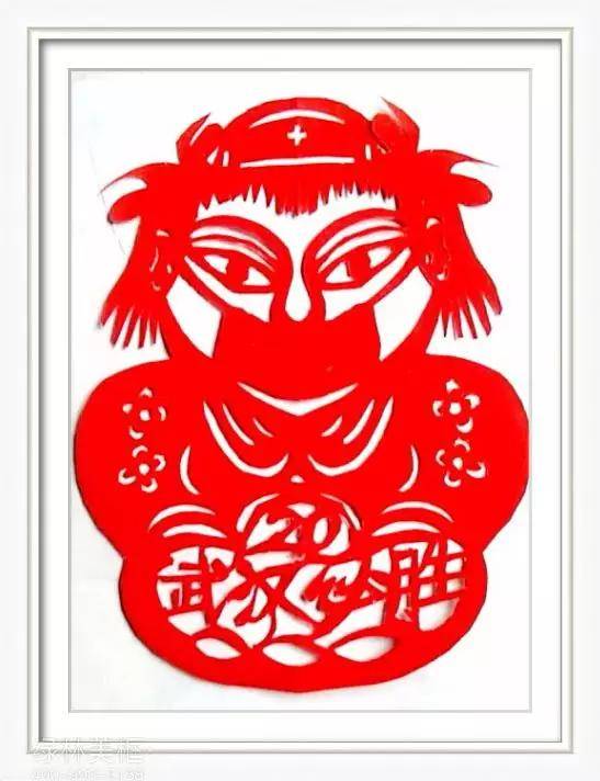 众志成城,共克时艰丨【剪纸篇】抗击新型冠状肺炎病毒 吕梁艺术家在