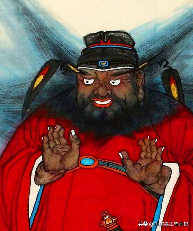 紅衣鍾馗 每日画钟馗，只为驱毒魔：巩庆喜《红衣钟馗战瘟神》系列之二