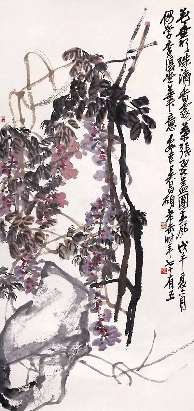 中国画技法：花鸟画中藤蔓植物的画法口诀_搜狐网