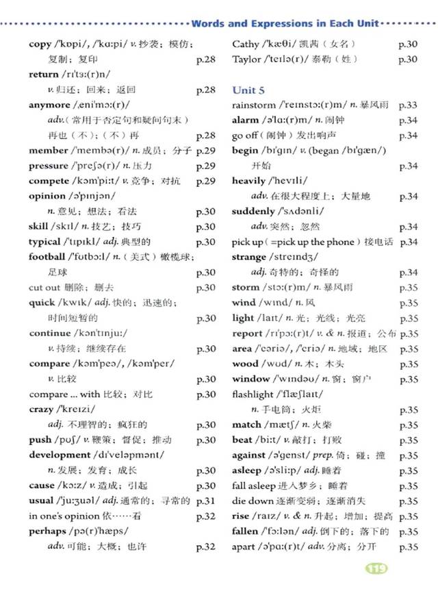 最新人教版八年级《英语》下册电子课本