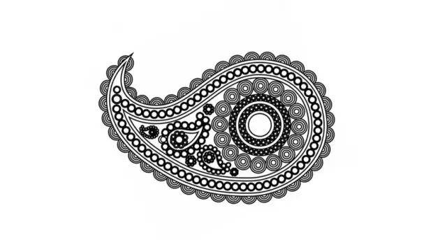 这种纹样有着悠久的历史,诞生于古巴比伦,兴盛于波斯和印度,它的图案