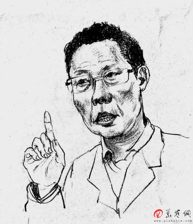 画家心目中的钟南山院士