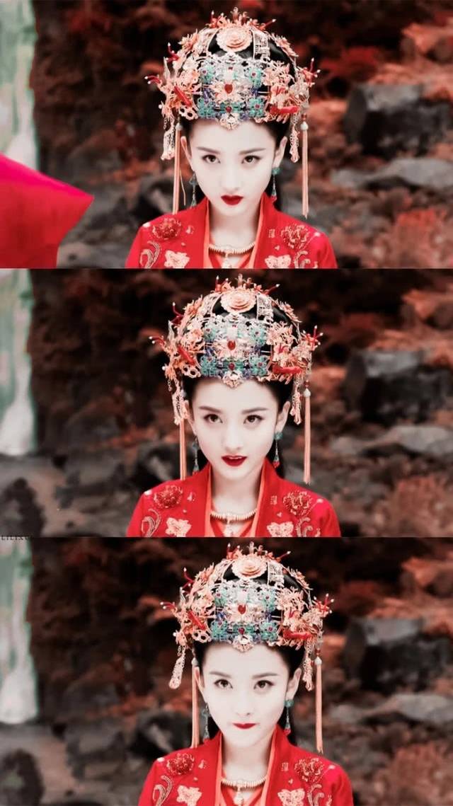 影视剧之中大婚造型,李沁的淳儿才是绝美