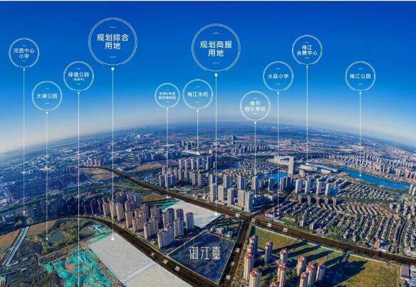 新梅江板块示意图