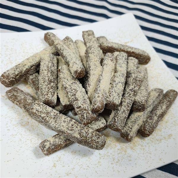 自制天津卫著名的传统小吃——豆根糖