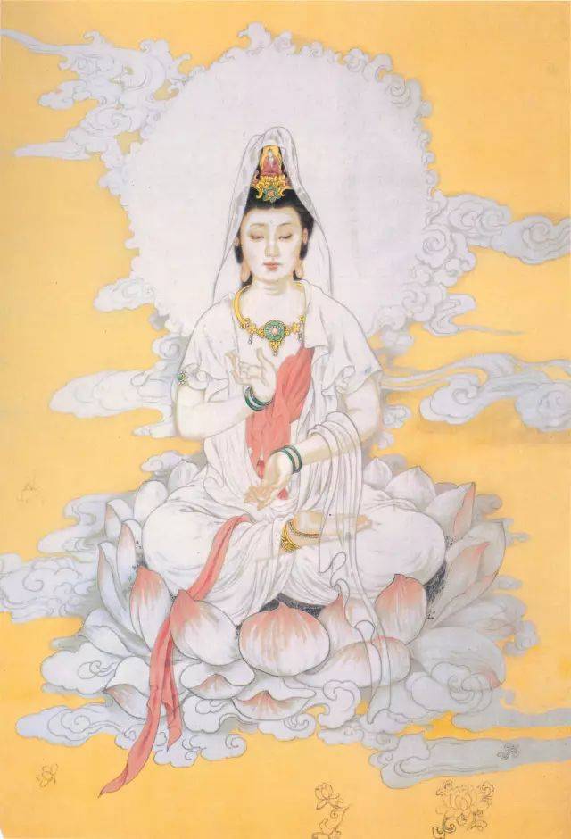 献上一组国画观音圣像,保佑众生平安!(内附教程)_手机搜狐网