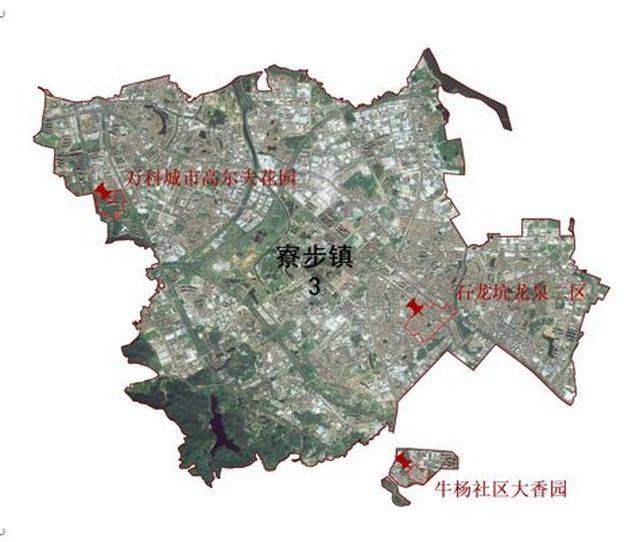 塘厦镇社区地图图片