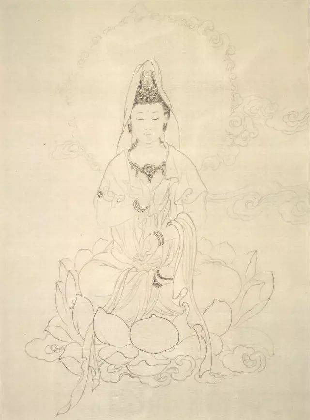 献上一组国画观音圣像,保佑众生平安!(内附教程)