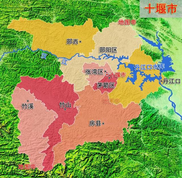 房县白鹤镇地图图片