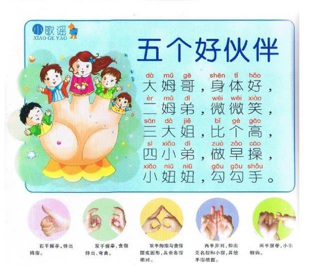 手指儿歌,手指歌,手指头_大山谷图库