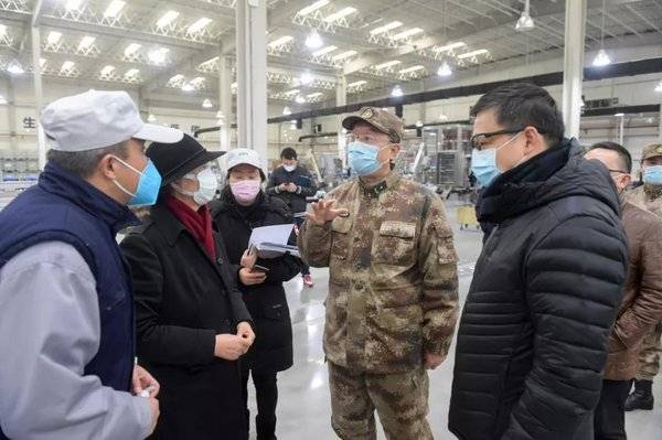 上海市委常委凌希同志视察开米