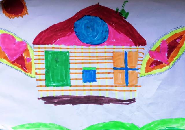 会飞的房子图画四年级图片