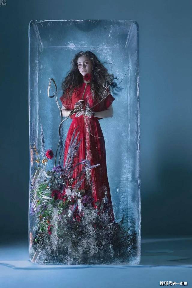 原创angelababy开挂了?"冰封美人"惹人怜,网友:雪豹配角厉害