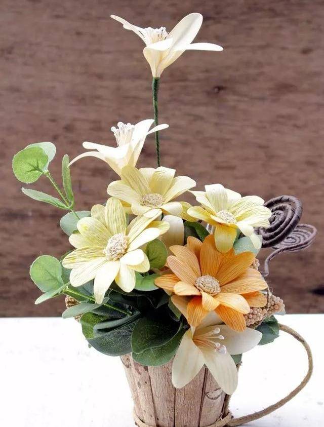 玉米叶真能玩出花来?在手工爱好者眼里,任何材质都能做手工