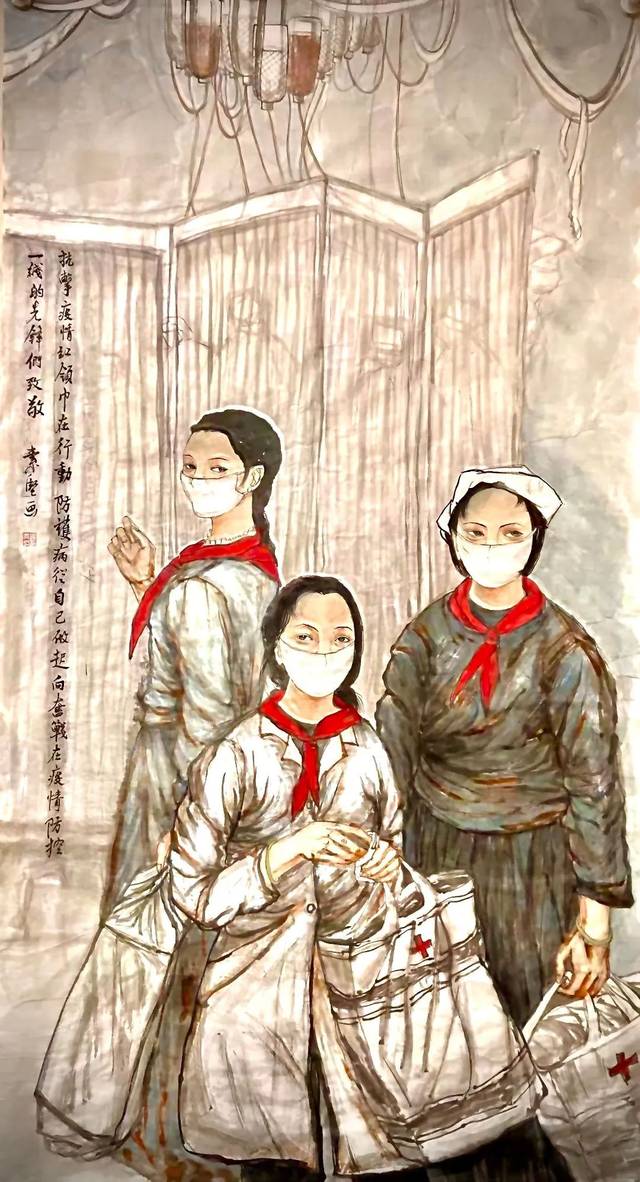 中国画作品展示 | "坚定信心 共克时艰——福建省美术家抗击疫情主题