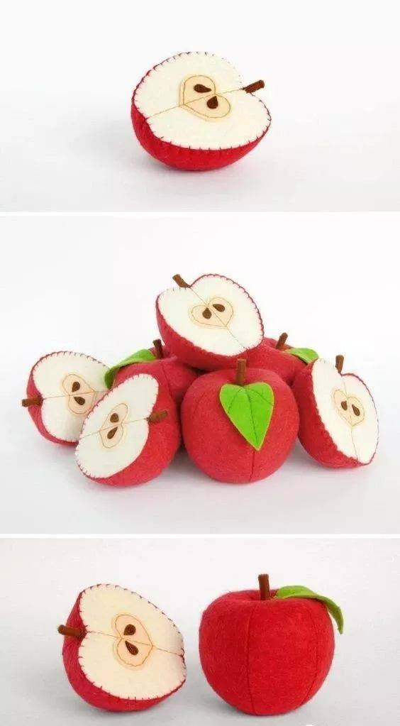 用不织布就能 diy 水果蔬菜(附教程)