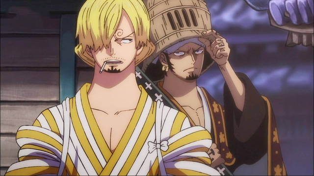 海贼王923集启动战斗服山治装起来了大妈带来甚平大家团聚