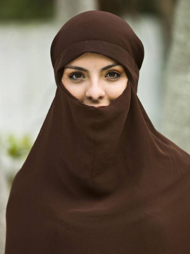 阿拉伯女人蒙面图片