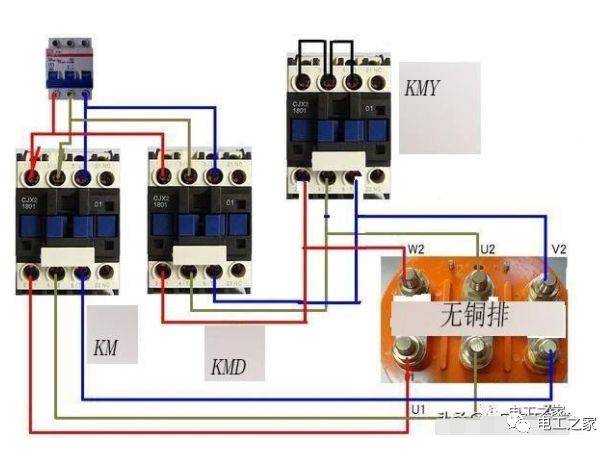 三種電動機降壓啟動控制線路,星三角接線圖簡化詳解