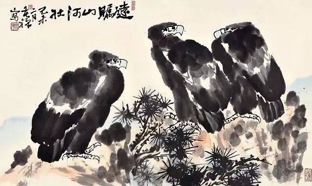 被称为中国当代画坛“四绝”的李苦禅的鹰，有何独到之处？_搜狐网