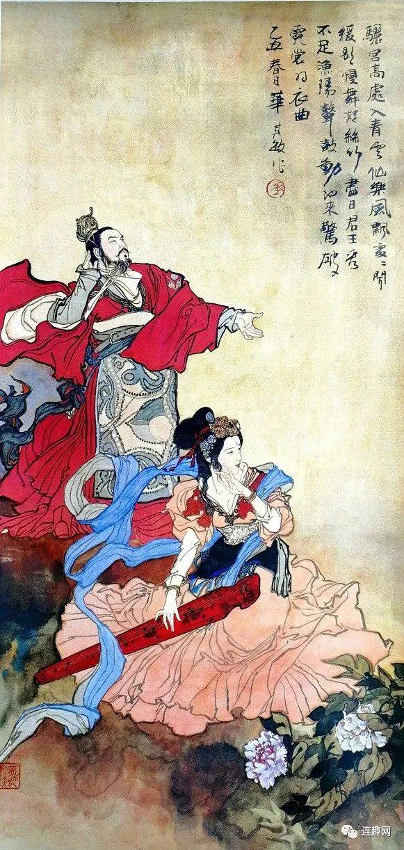 首发美图:华其敏精绘《长恨歌》十二图