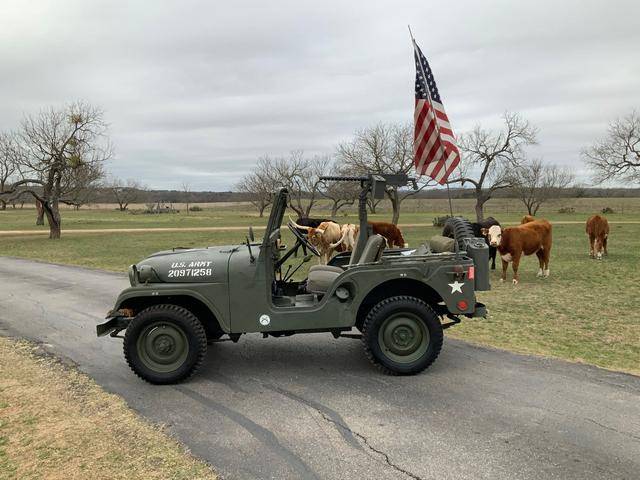 1955年出厂的威利斯m38a1型吉普车曾作为军警专属车辆服务于美国,如果