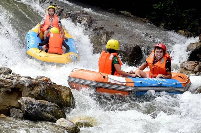 南漳锦秀谷漂流,炎炎夏日放肆嗨,我在清凉里等你!