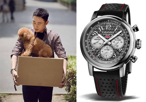 罗晋饰演的"徐文昌",佩戴chopard萧邦mille miglia 2018 race edition