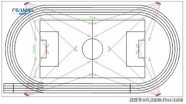 cad画跑道图片