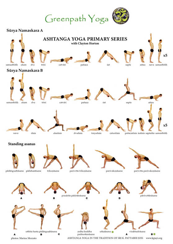 瑜伽12个基姿势图片