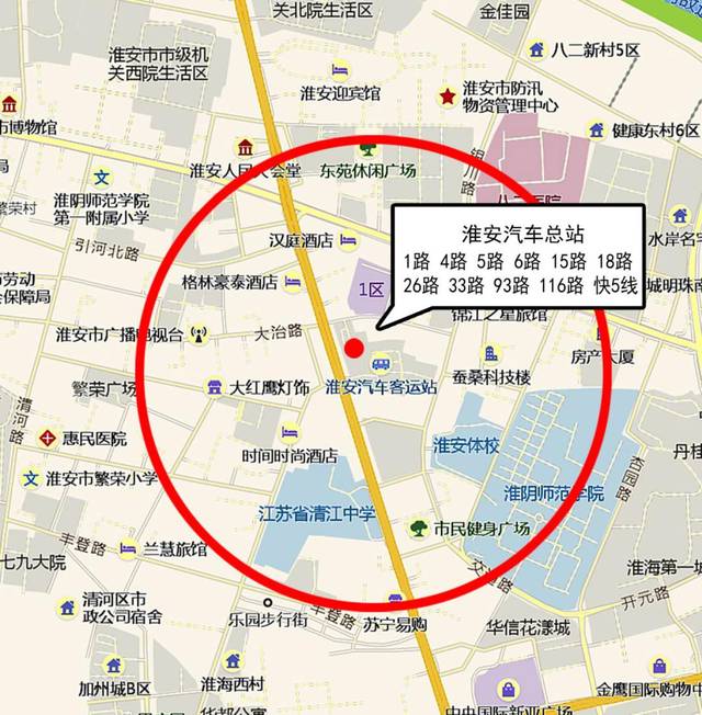 淮安东站内部地图图片