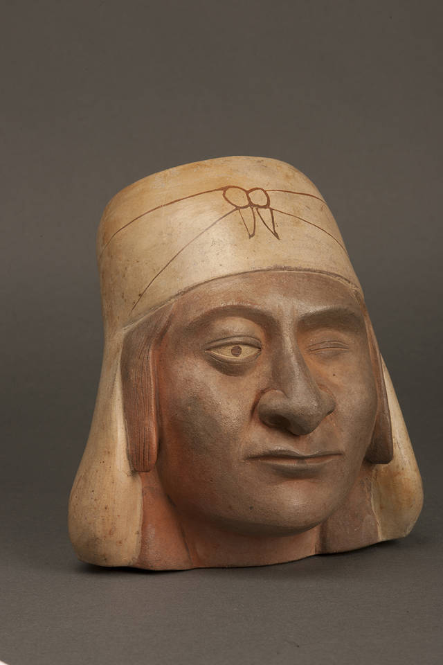 肖像陶瓶,莫切文化(250-750/800年)