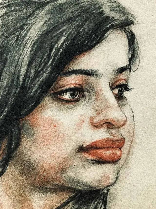 【名师佳作】疫情期间于小冬老师新作(画印度人)内含清晰步骤图!