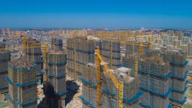 高清航拍探访灵璧县安置房工程,将建设住房10271套!